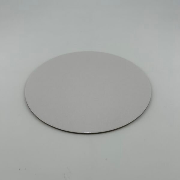 8in Round Compressed 2.5mm Cake Board - White (5 Pack)