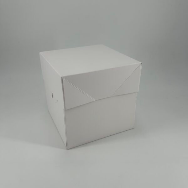 White 6in Standard Cake Box (6x6x6in) (5 Pack)