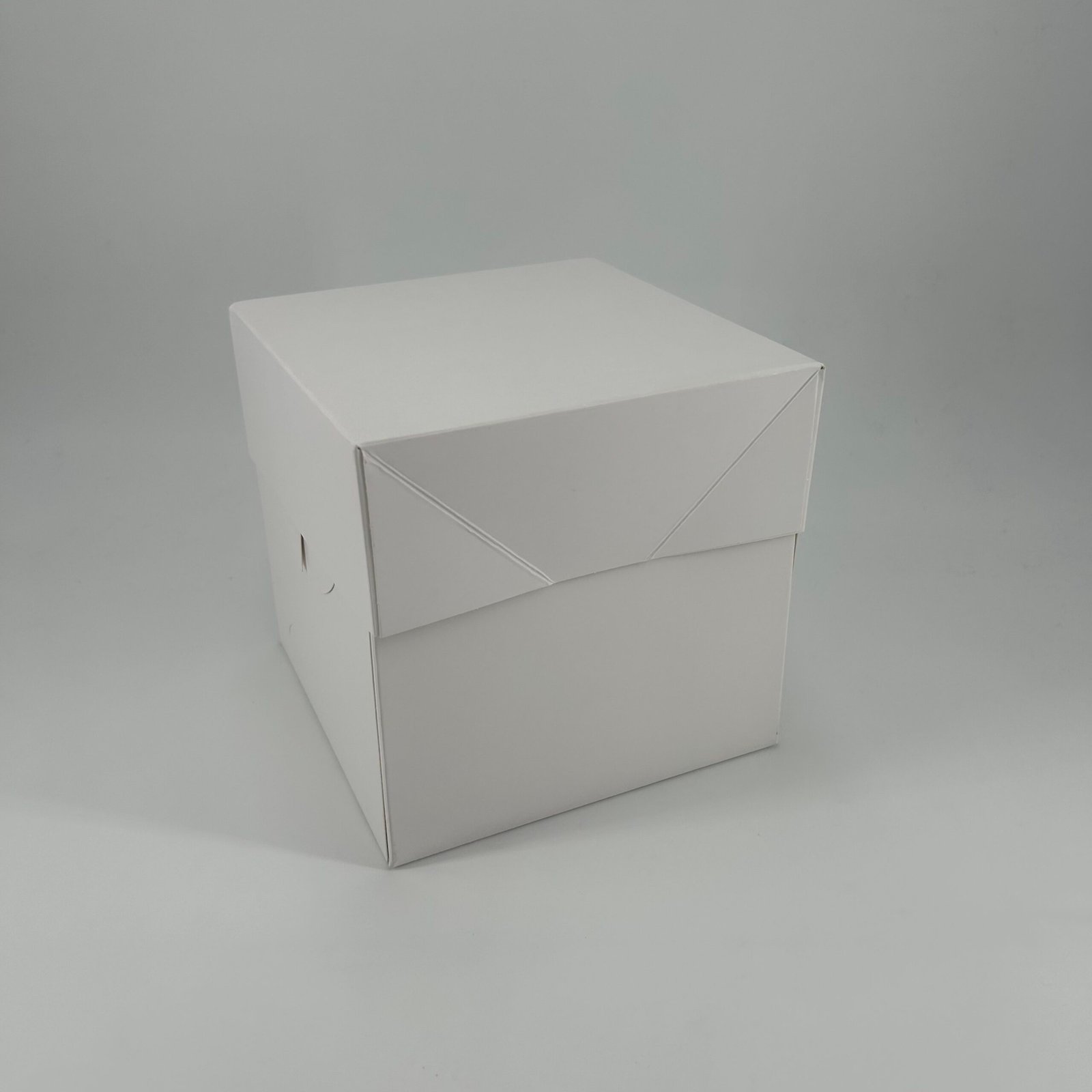 White 6in Standard Cake Box (6x6x6in) (5 Pack)