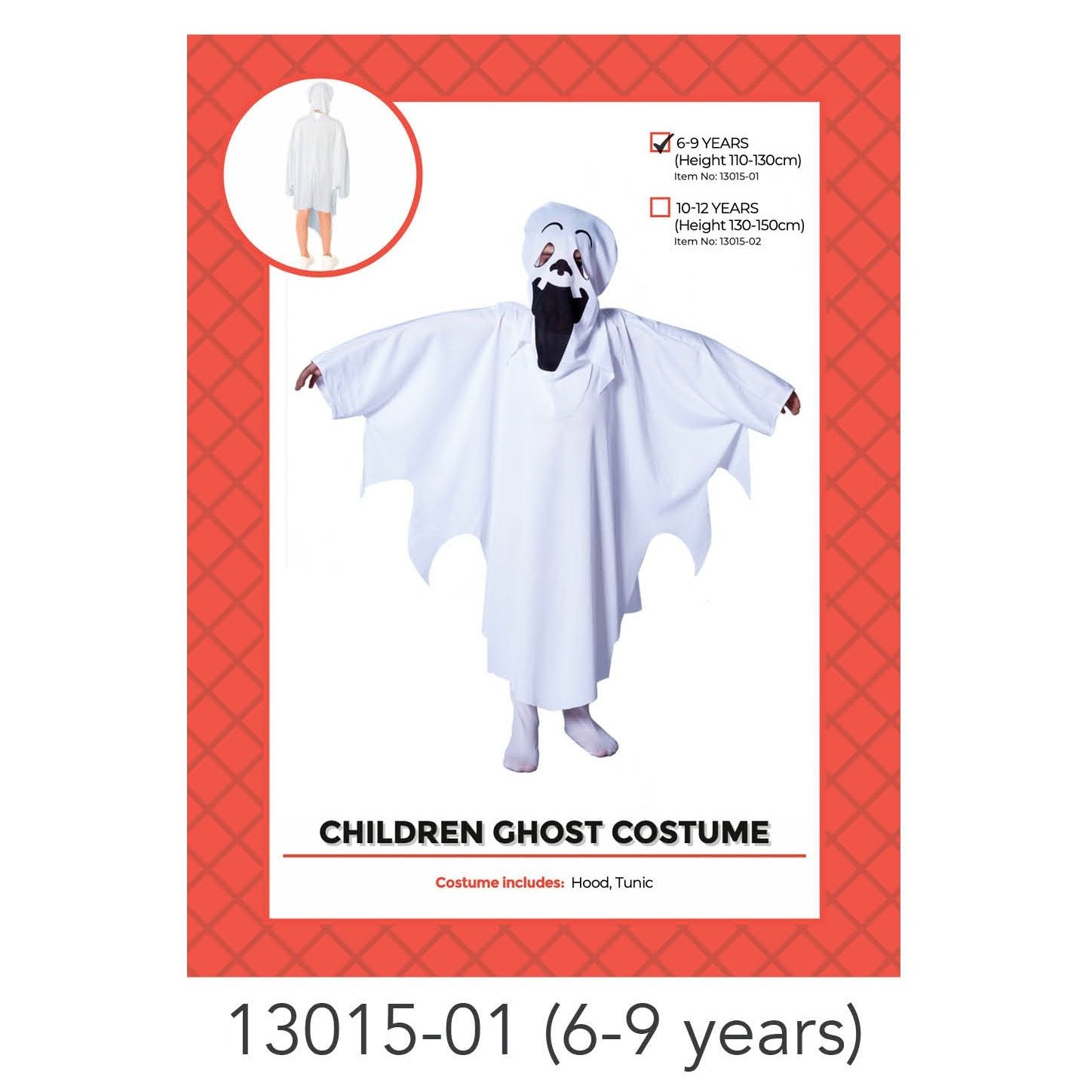 Children Ghost Costume 6-9 years