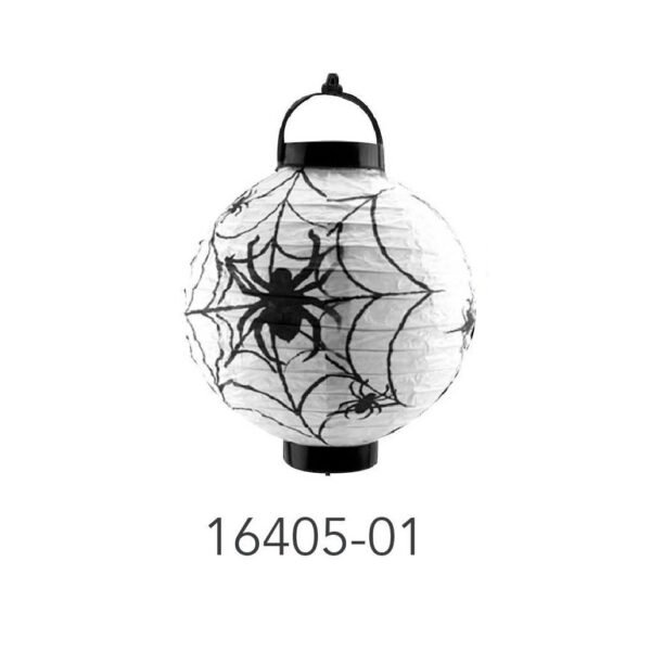 Halloween Lantern with Light (Spider)