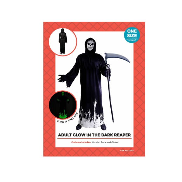 Adult Glow in the Dark Reaper Costume