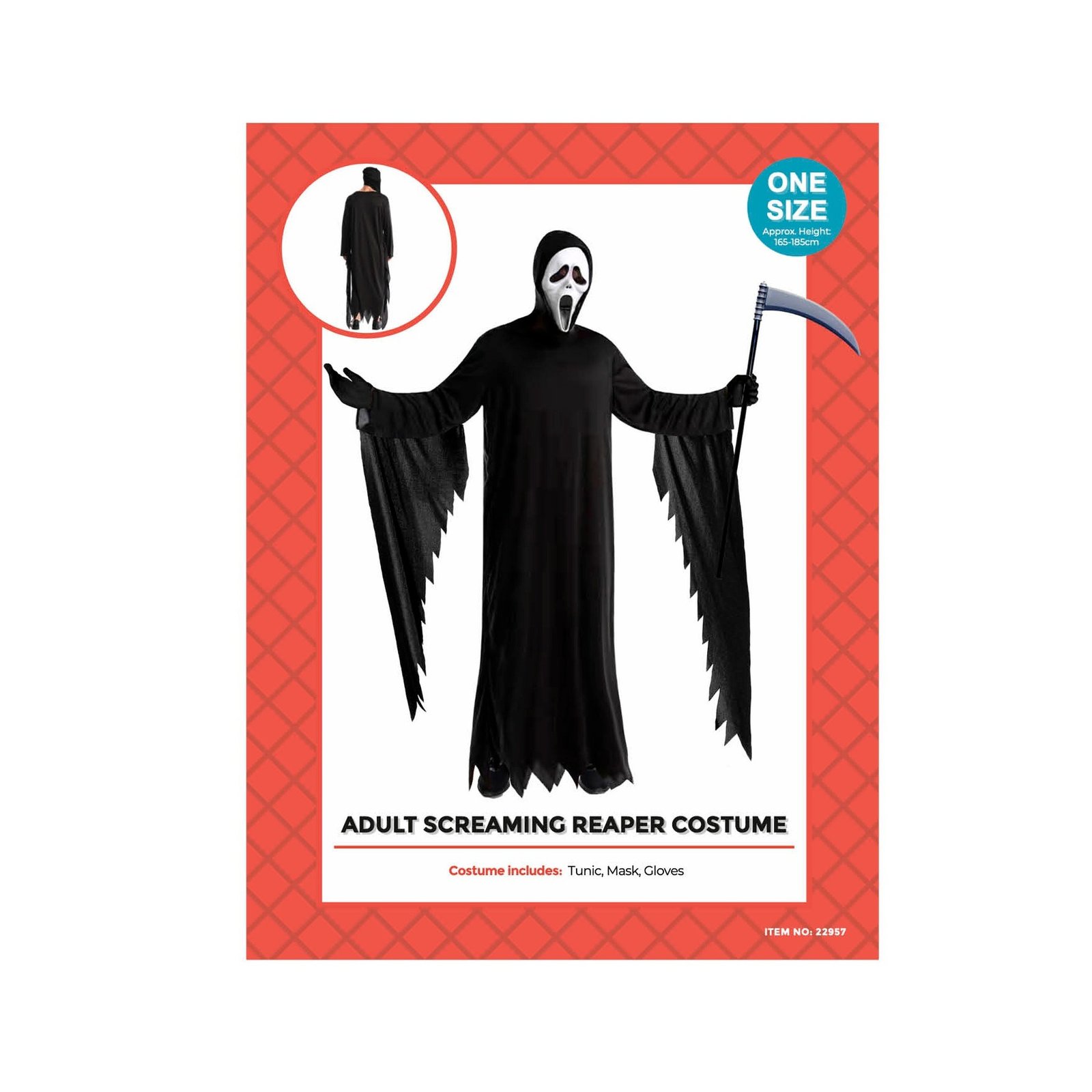 Adult Screaming Reaper Costume