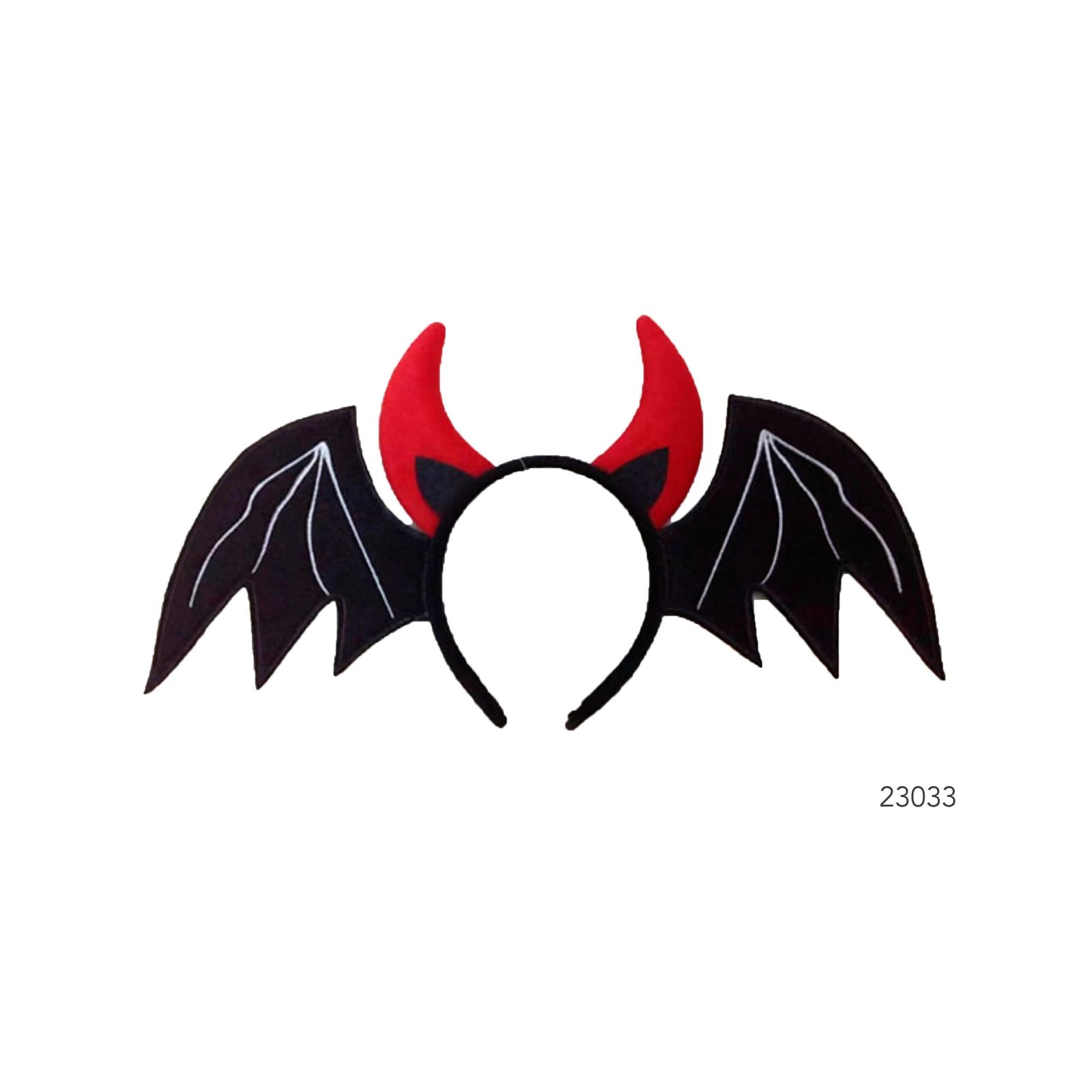 Flying Bat Devil Horns Headband