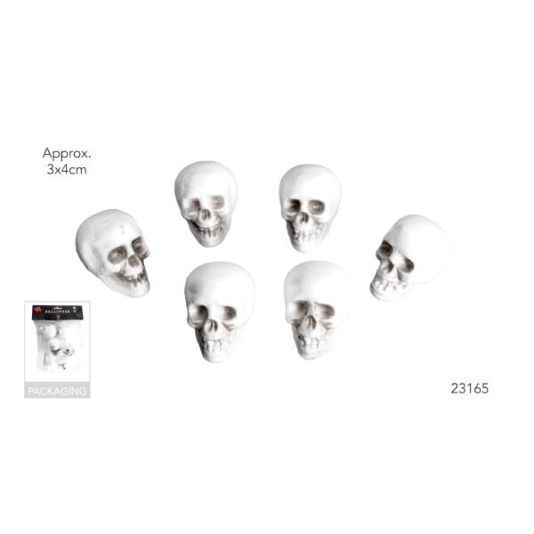 Skull Decoration (6pcs) 3X4CM