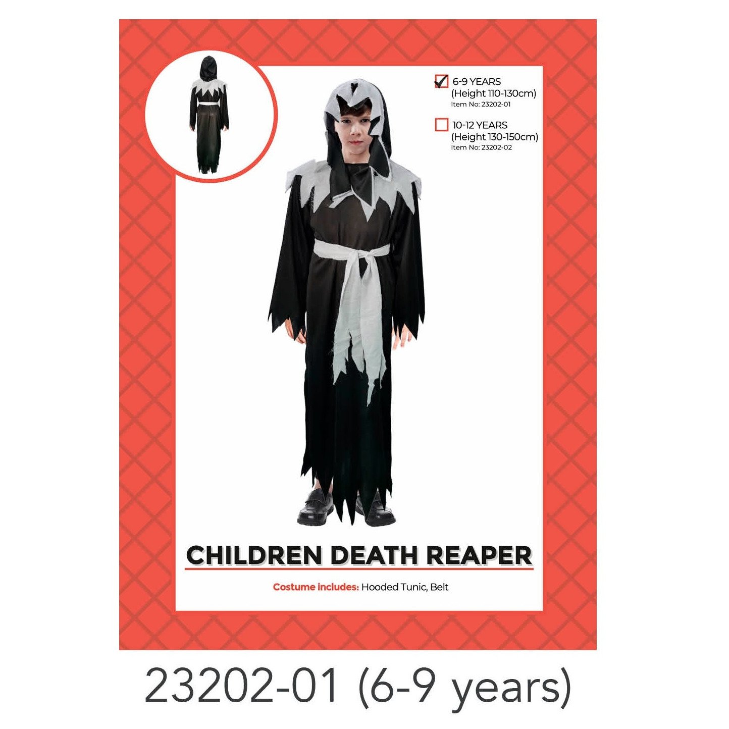 Children Ghost avenger costume 6-9 years