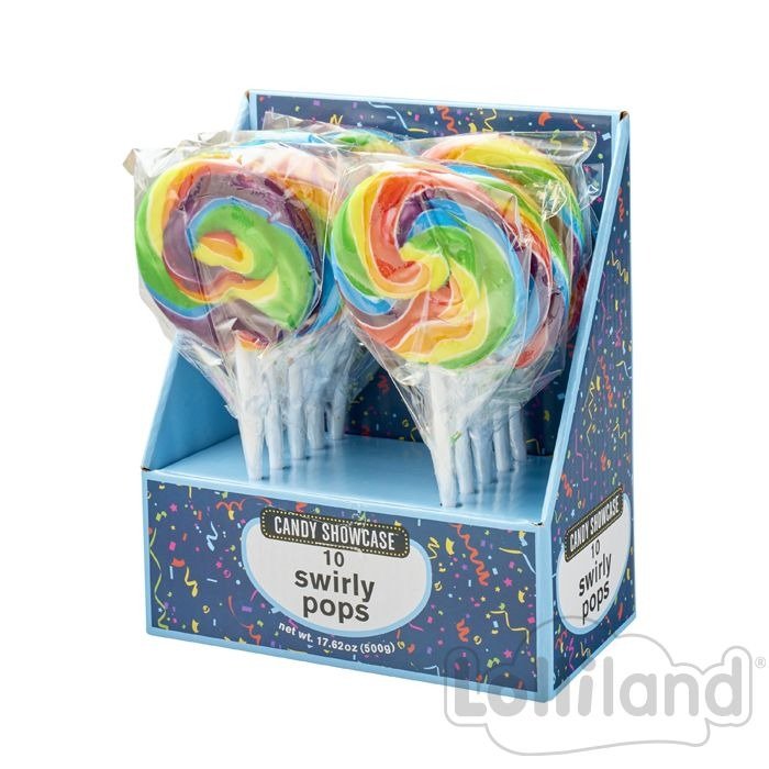 Swirly Pop Rainbow 10ct 500g