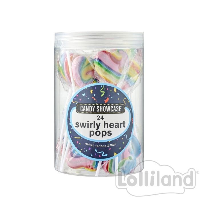 Swirl Heart Pop Rainbow 288g