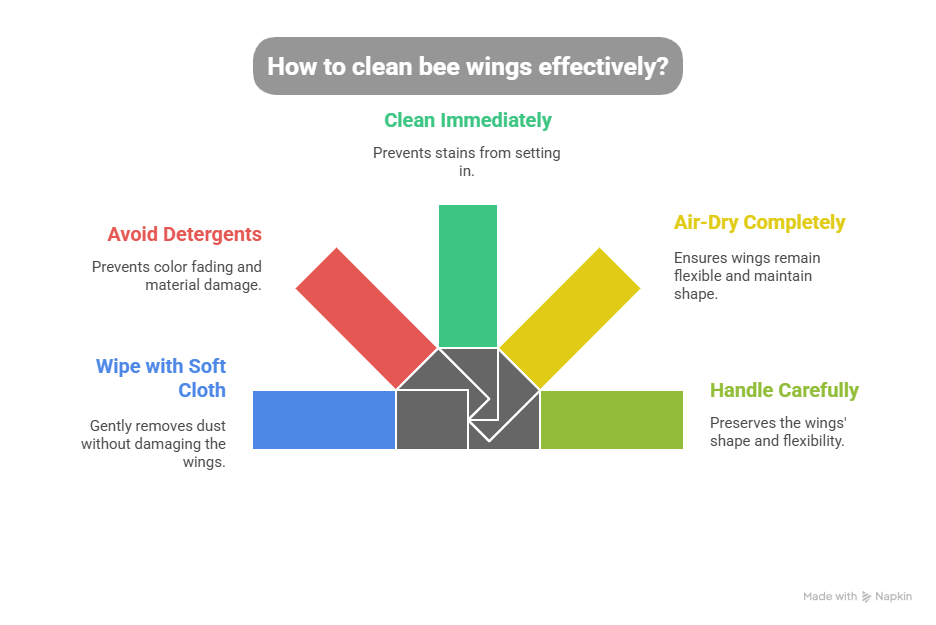 Key Tips for Cleaning Your Bee Wings Set