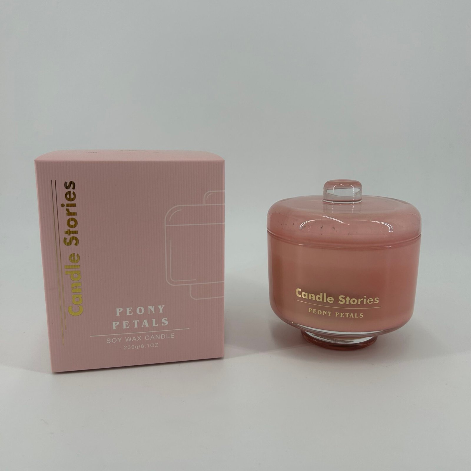 Soy Candle Jar 230g -  Peony Petals