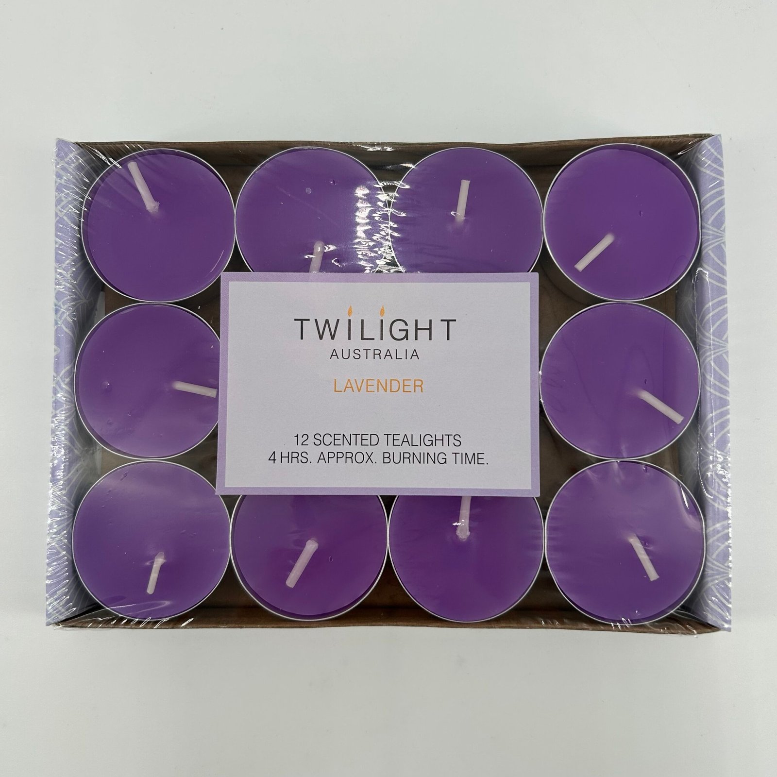 4hr Tealight Candles 12pk -  Lavender