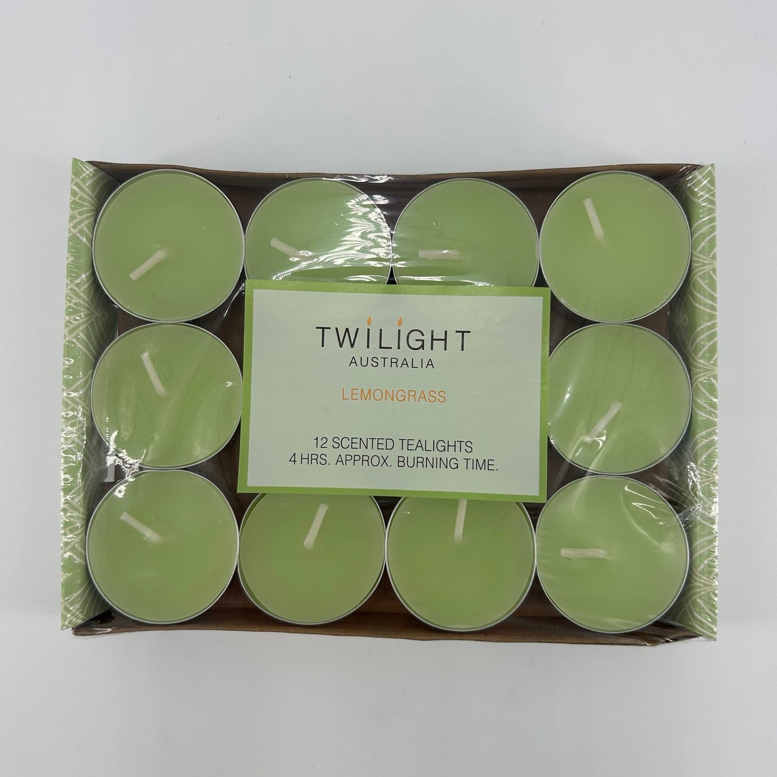 4hr Tealight Candles 12pk -  Lemongrass