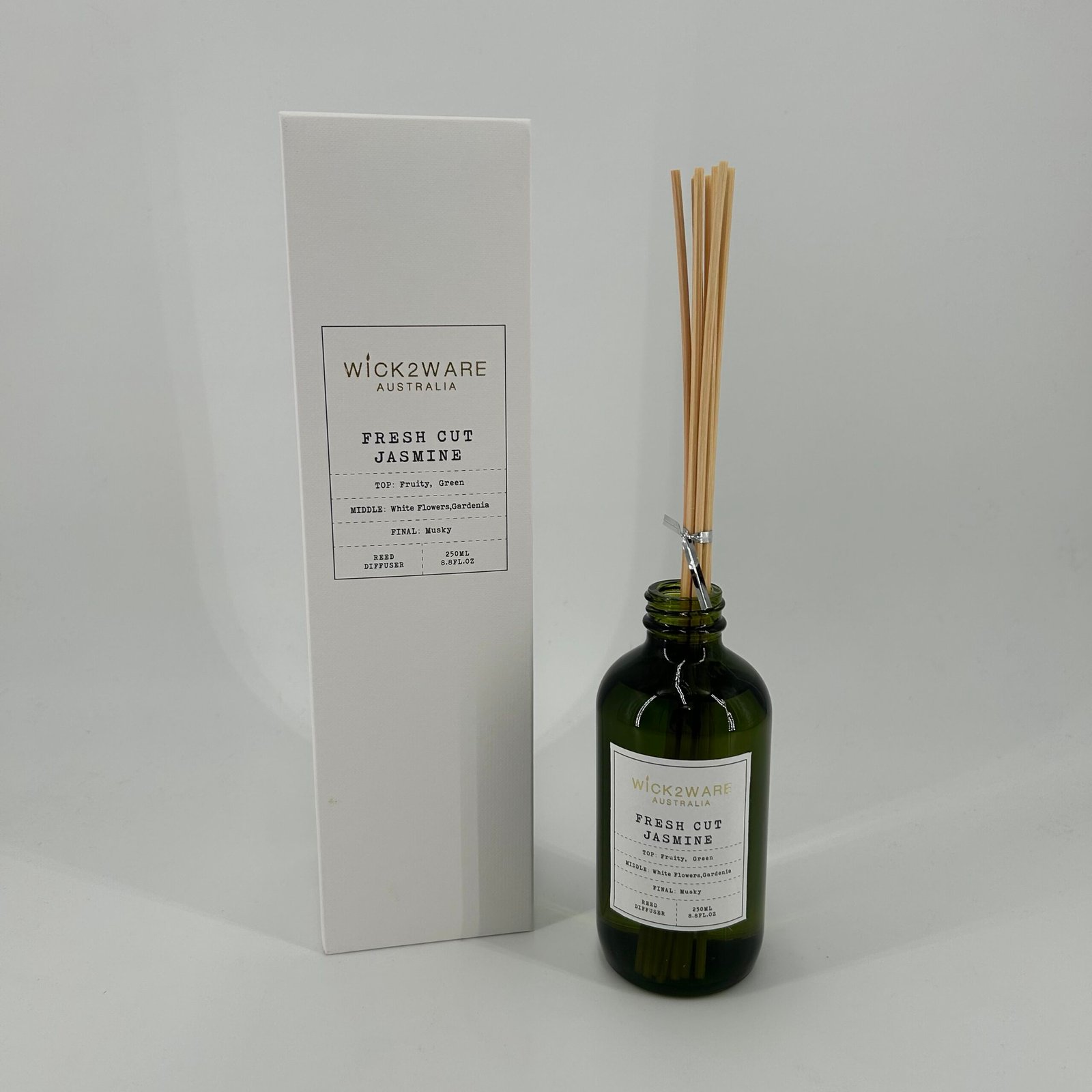 Green Diffuser 250ml - Fresh Cut Jasmine