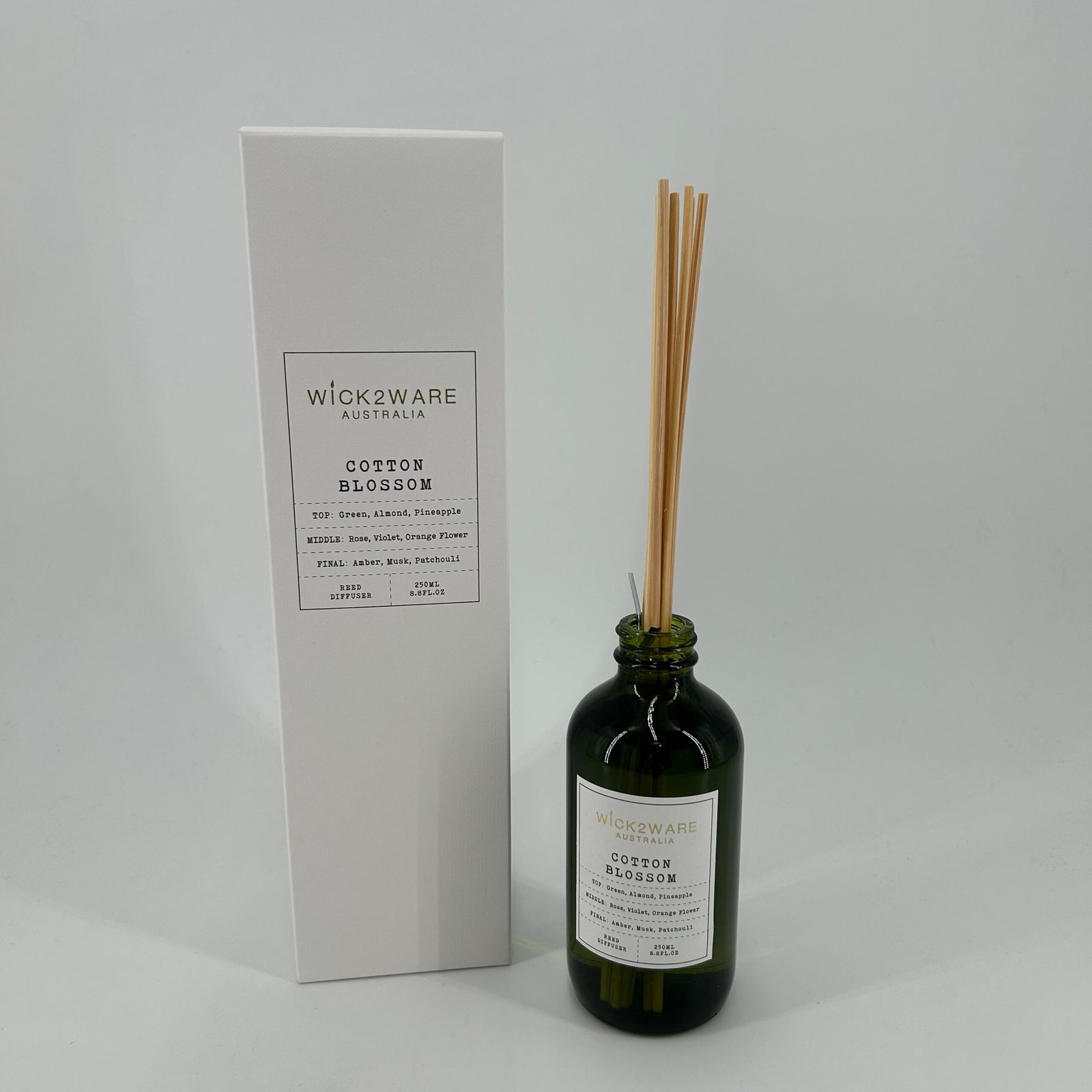 Green Diffuser 250ml - Cotton Blossom