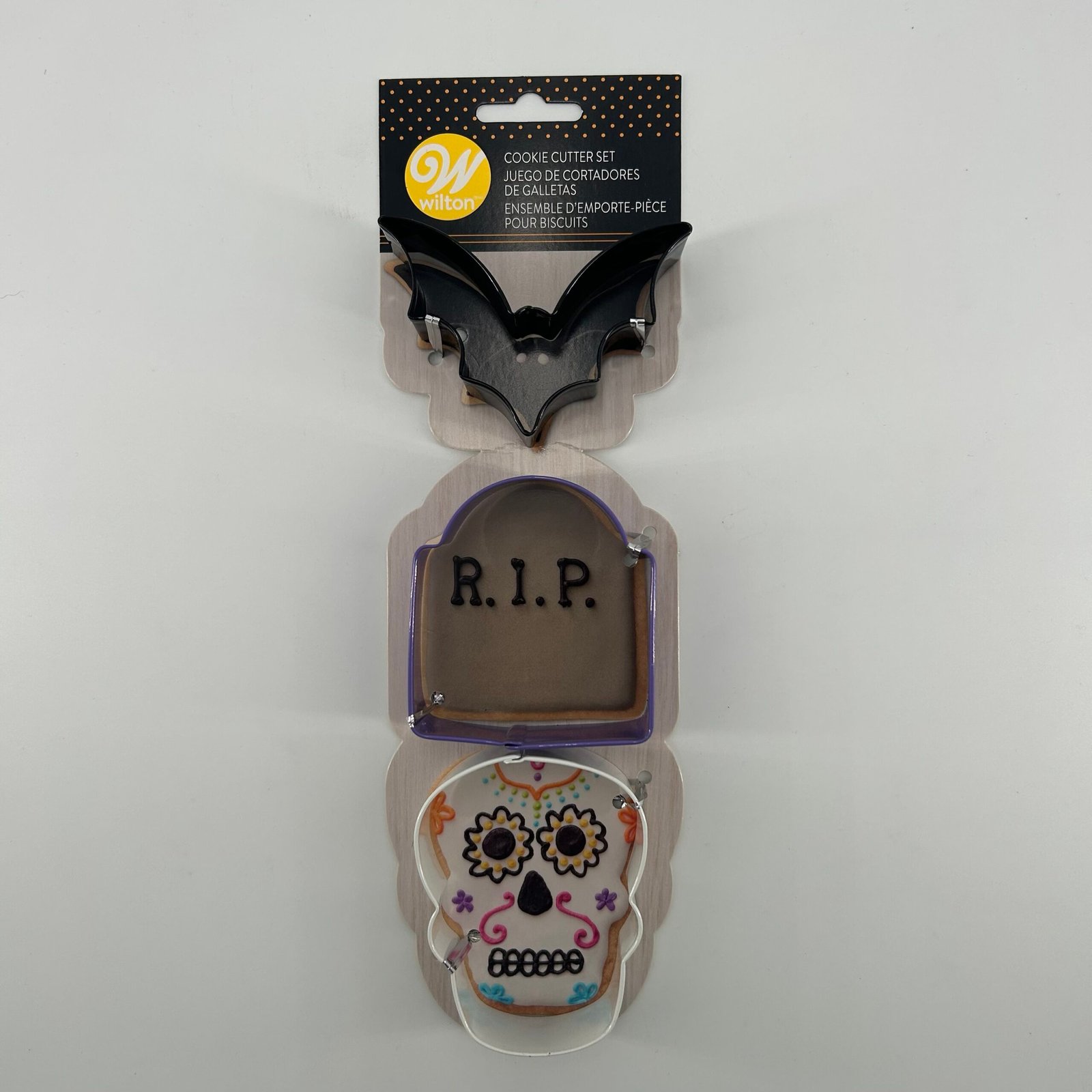 Bat Headstone Skull Cookie Cutter Set