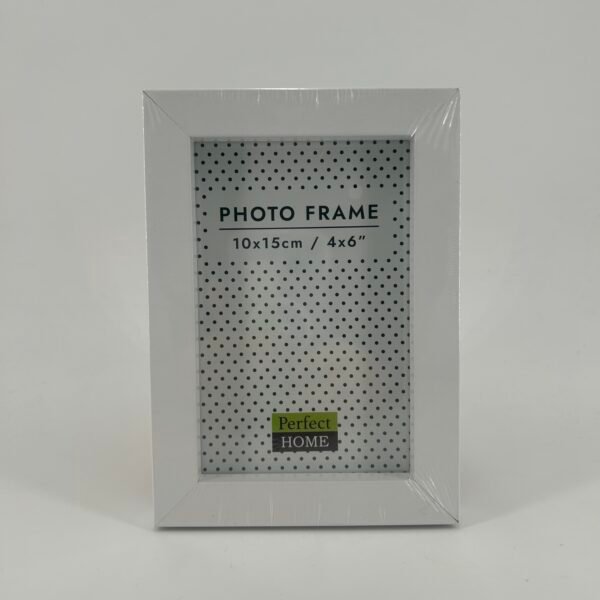 Porter 4x6 Inch White Photo Frame