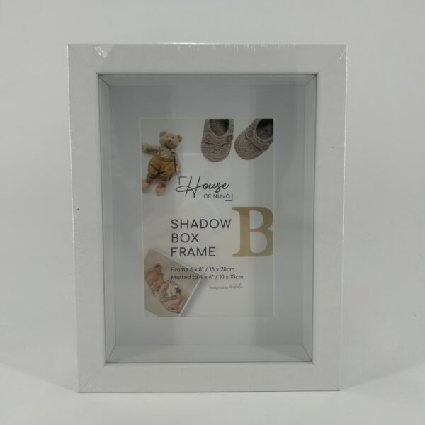 ShadowBox 6x8 Inch White (4x6 Inch Matted)