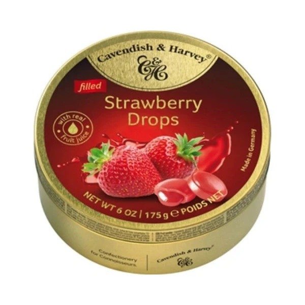 Cavendish & Harvey Strawberry Filled Drops 175g