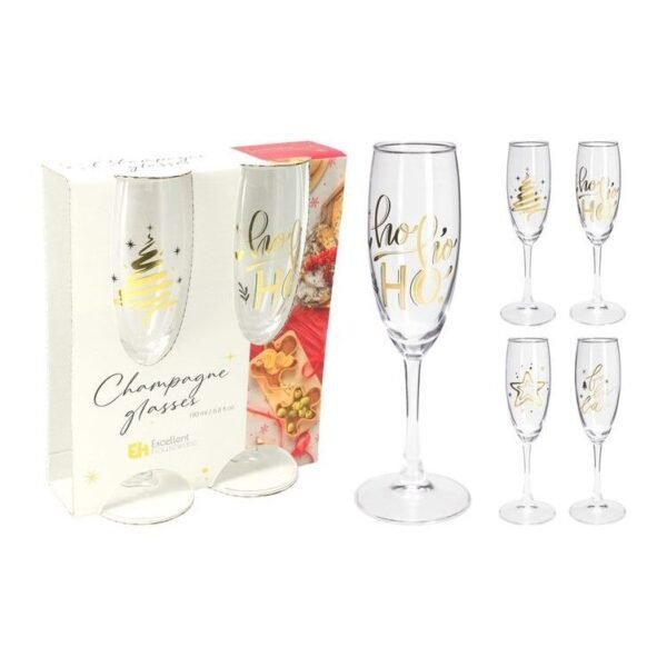 Champagne Glass 190Ml Set 2Pcs Star