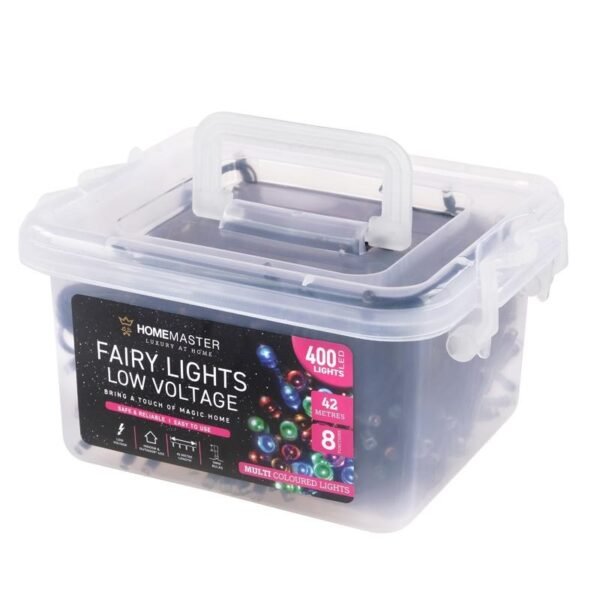 Fairy Light Low Voltage 400LED 40m Total length Multi Colour 8 Functions