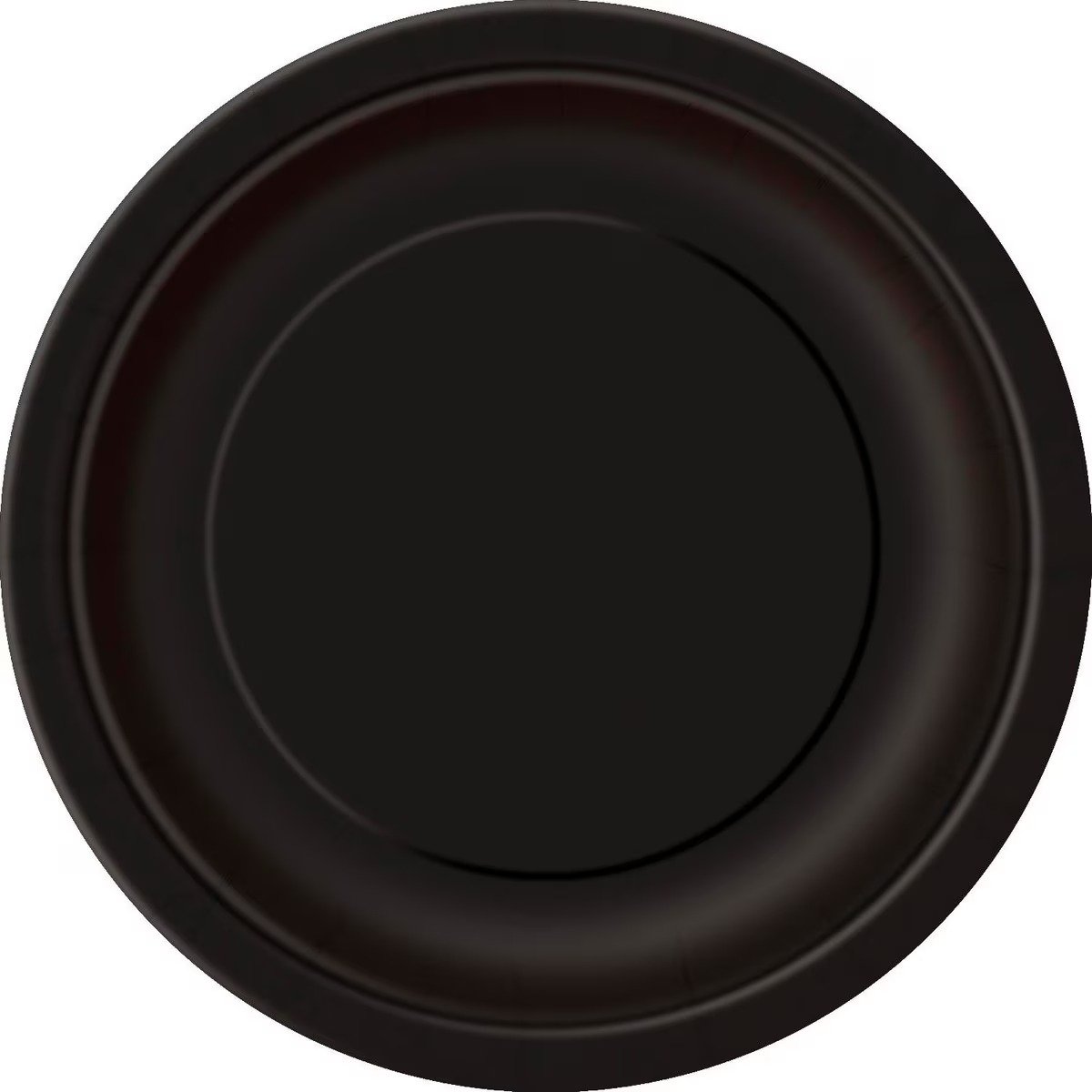 Black Paper Plates  23cm (9") - 8pk