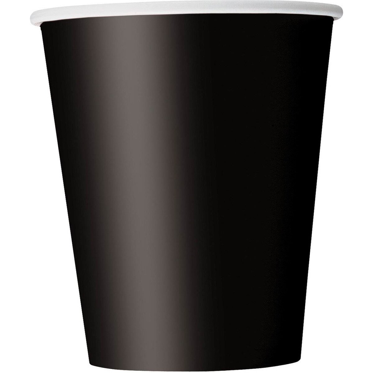 Black 270ml paper cups - 8pk