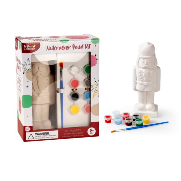 Terracotta Paint Your Own Christmas Nutcracker Kit 17.5x9x22cm
