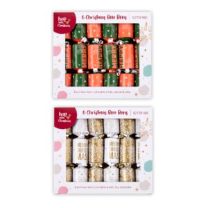 Bon Bons Christmas Box 6 22x4cm Red/Green