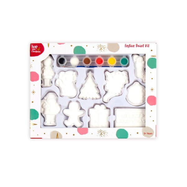 Plaster Christmas Paint Your Own 10pk