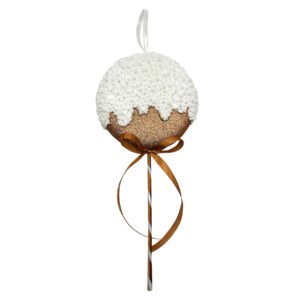 Decoration Christmas Ornaments Tree Candy Lollipop Copper/White