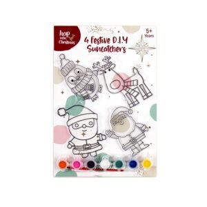 Decorations Window Suncatchers DIY Colouring 4pk