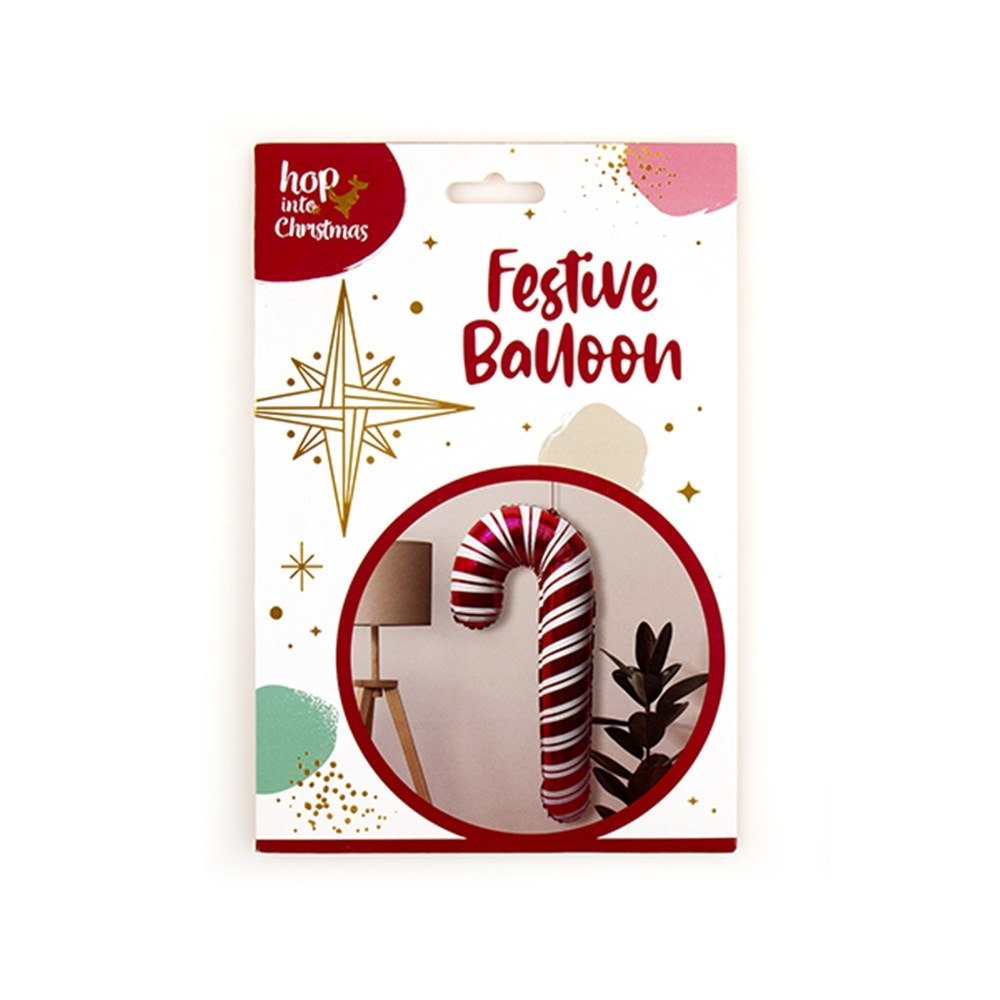Balloons Christmas Candy Cane 72cm