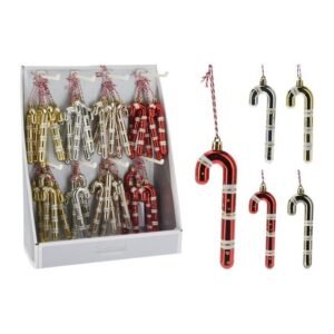 Hanging Decoration Candy Cane 12cm Rose Gold