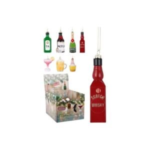 Hanging Deco Liquor Bottles - Champagne