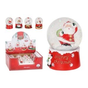 Snow Globe Xmas 45Mm Green House Santa