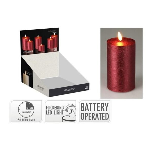 LED Candle 75X125Mm B/O