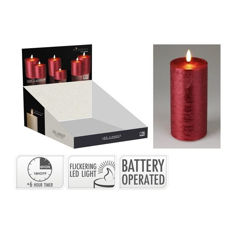 LED Candle 75X150Mm B/O