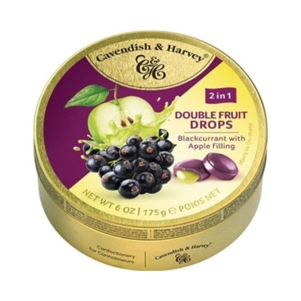 Cavendish & Harvey Duo Currant/Apple Filled 175g