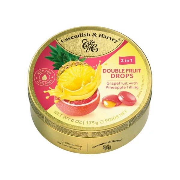 Cavendish & Harvey Duo Grapefruit/Pineapple 175g