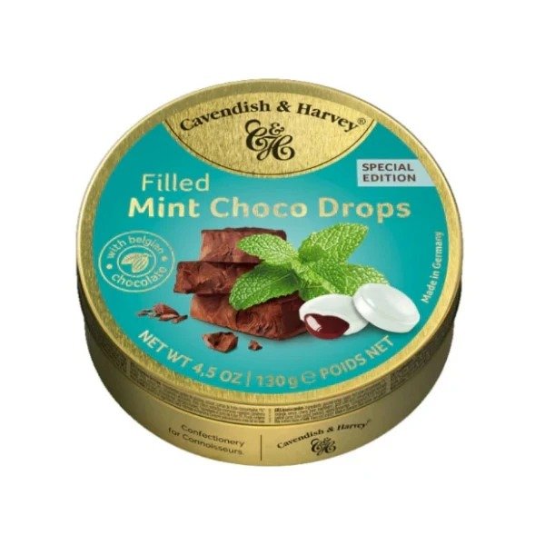 Cavendish & Harvey Mint Choco Drops 130g