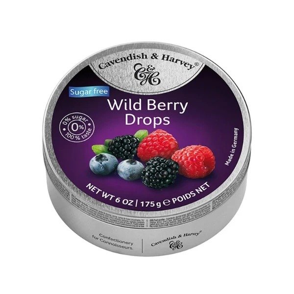 Cavendish & Harvey Sugar Free Wild Berry 175g