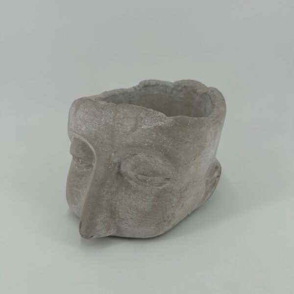Cement Head Planter (18.5x14.5x12.5cm)