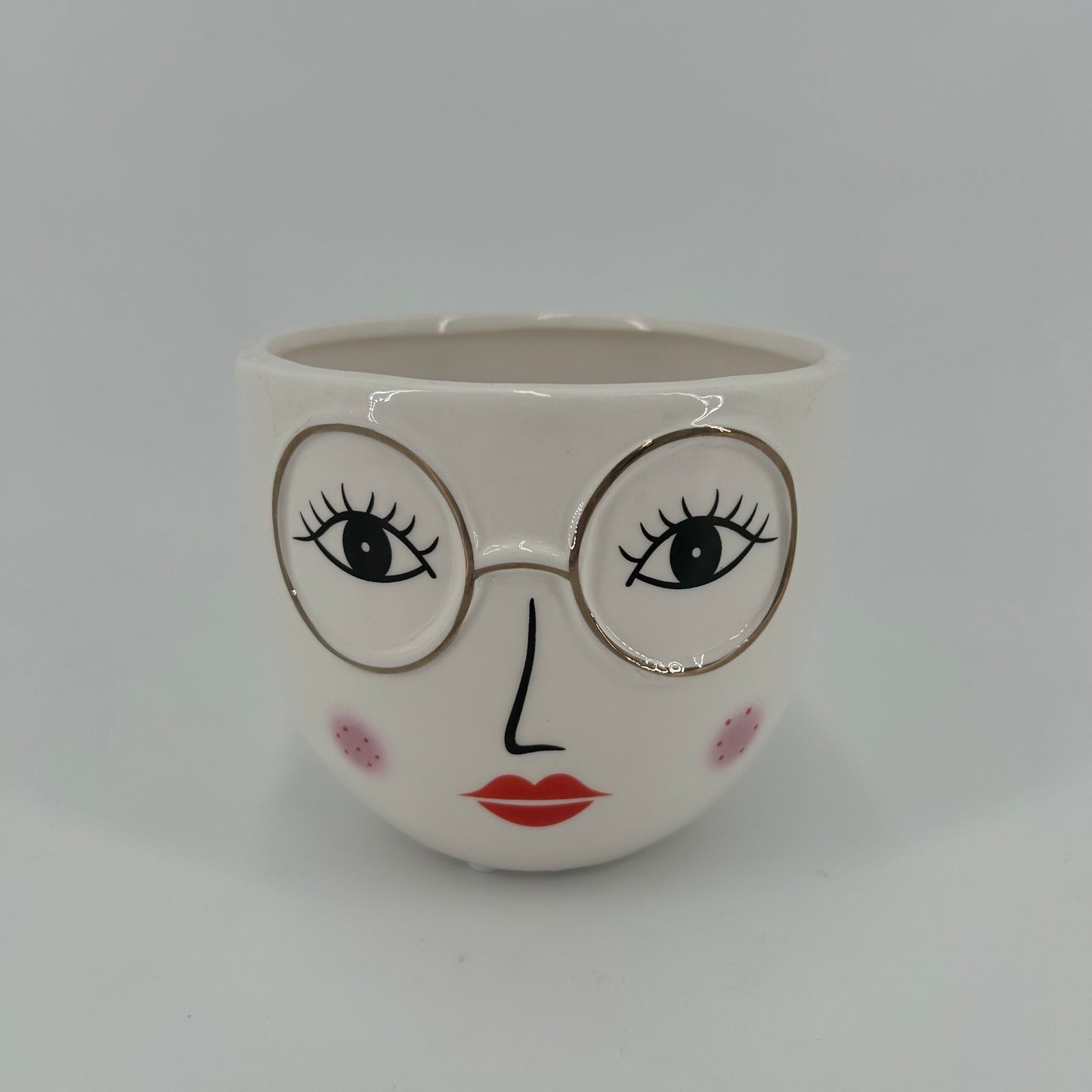 Face Glasses Pot (11.5x11.5x9.8cm)