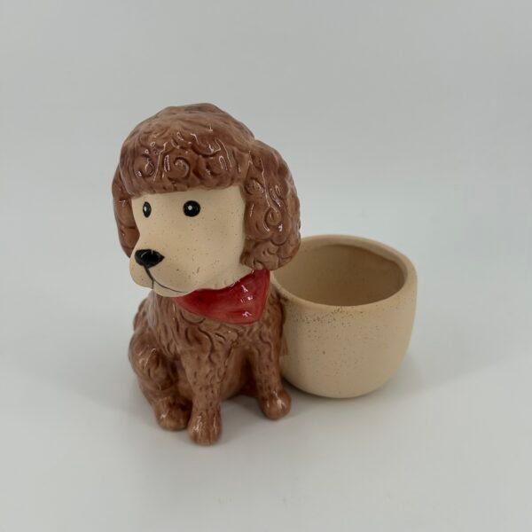 Poodle Planter (16.3x8.5x13.8cm)