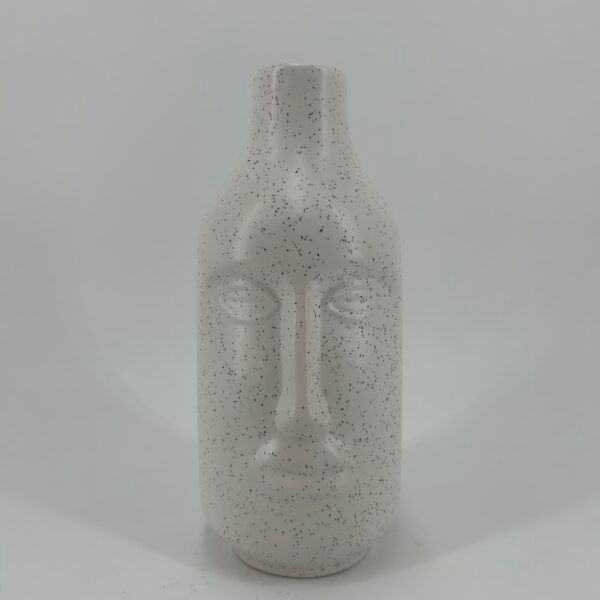 Ceramic Vase with Face (8x8.5x19cm)