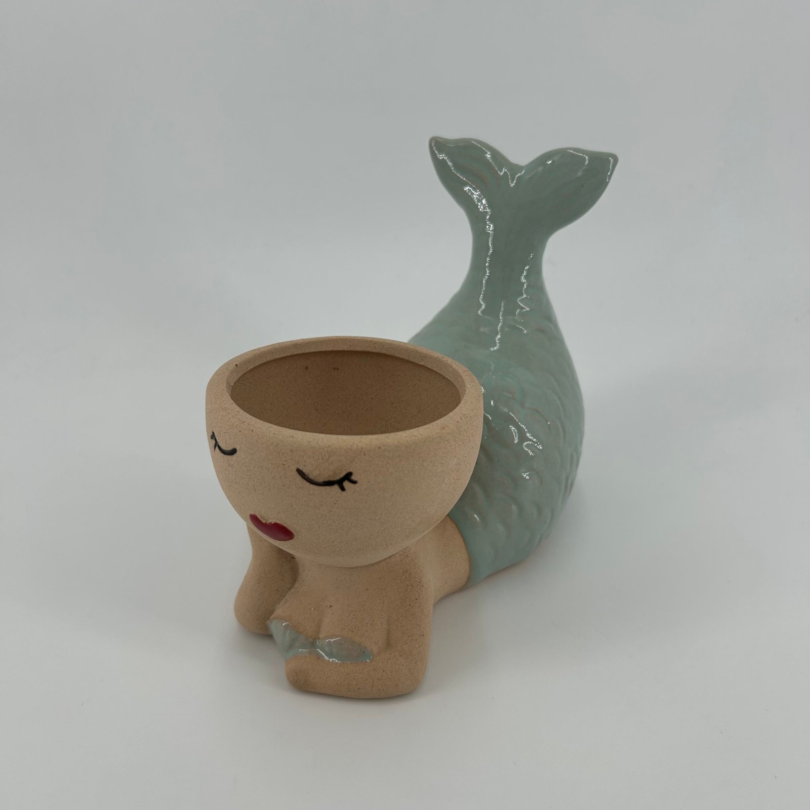 Mermaid Planter (16.5x8.7x13.6cm)