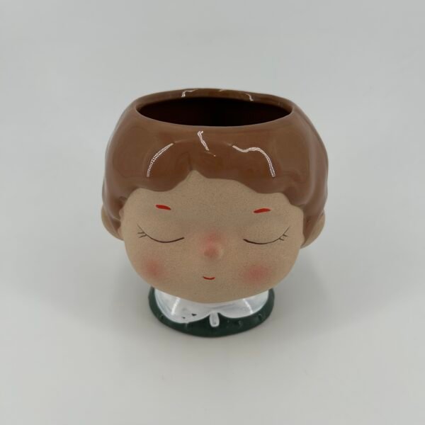 Pot Girl Head (12.3x11.2x12cm)