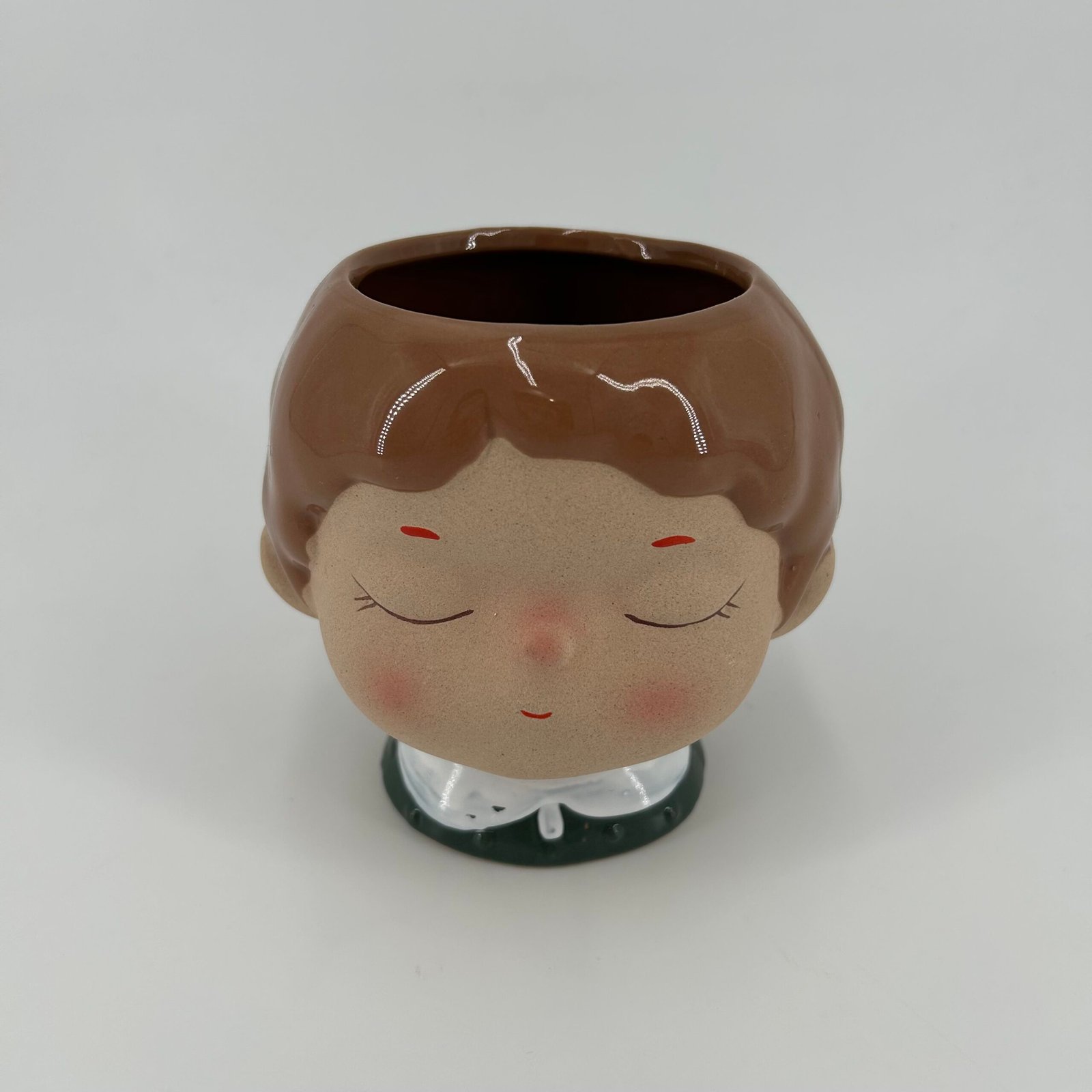 Pot Girl Head (12.3x11.2x12cm)