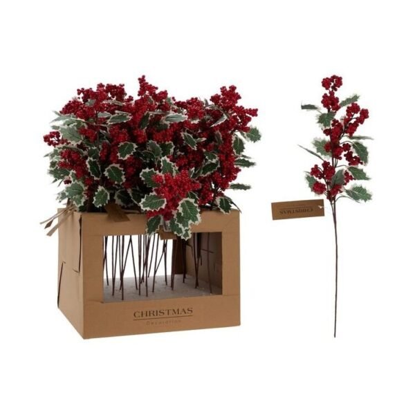 Berry Leaf Pick With Holly 58Cm