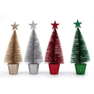 18Cm Christmas Trees Red